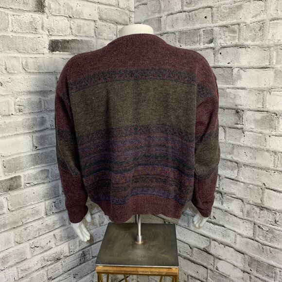 Vintage London Fog Hunting Dogs Sweater Embroidered Grandpa Dad Crewneck - Picture 4 of 11